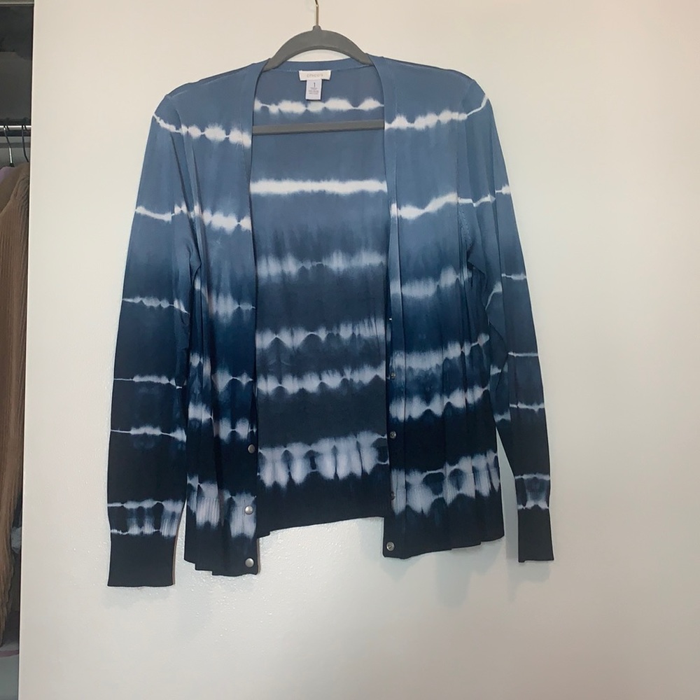 Chico’s tie dye cardigan